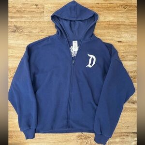 Disneyland Navy Blue Zip Up Hoodie Unisex